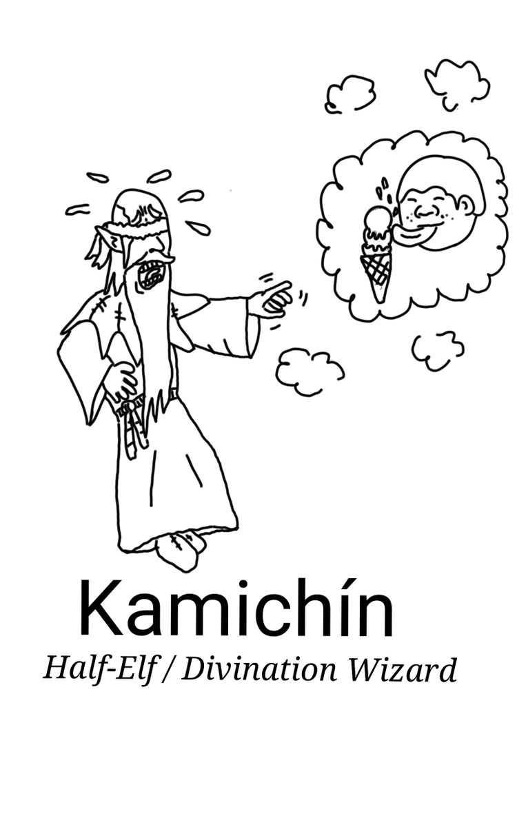 dungeonsnmonos's tweet photo. Kamichรญn: Half-elf/ Divination Wizard. Although often mundane, Kamichin's visions are always accurate. #dnd #dnd5e #dndcharacter #halfelf #wizard #divinationwizard #rpg #rpgcharacter #dndnillustration https://t.co/7IyJar5H4d
