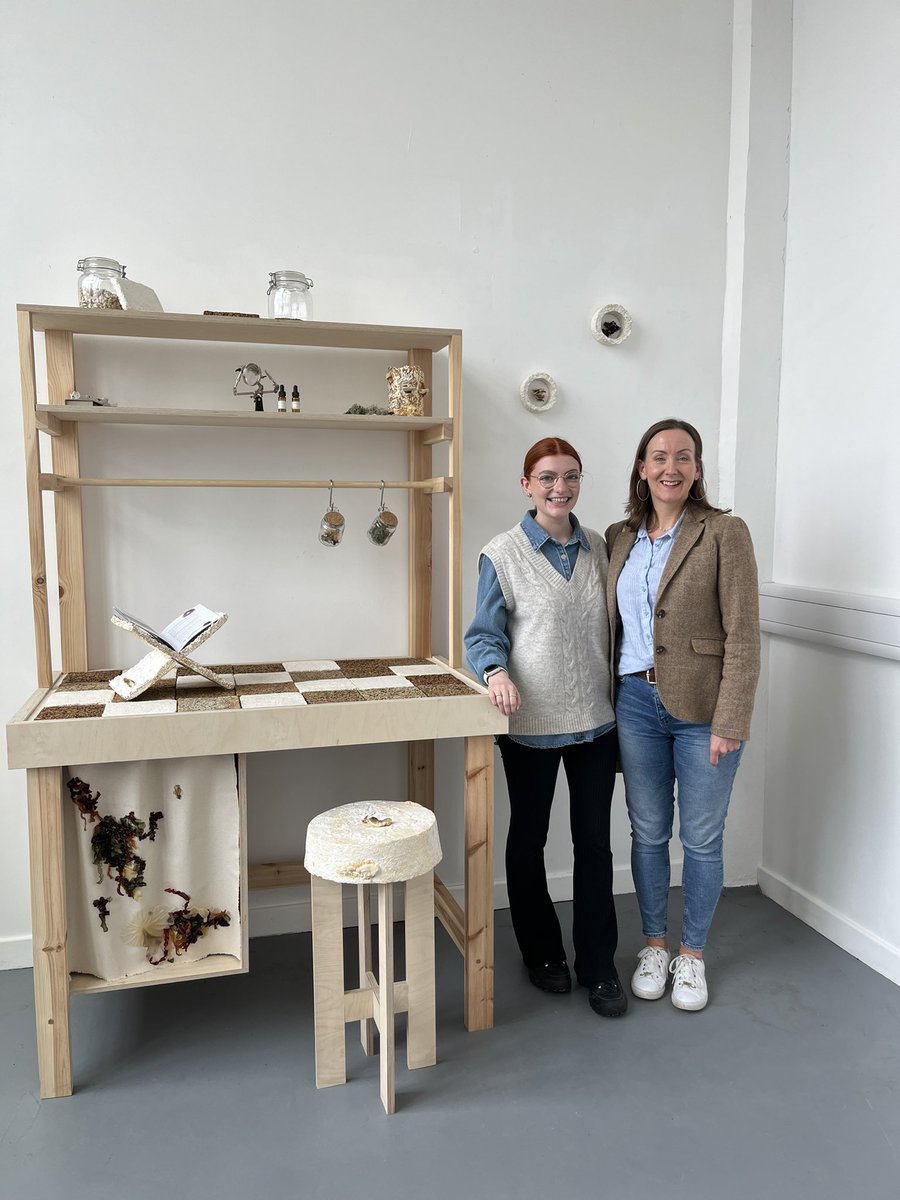 Just visited former student Emily Wood’s fantastic degree show at GSA- Ecology in the Symbiocene: vision for a regenerative future. Such innovative and creative work- congratulations Emily!@clydeview_a