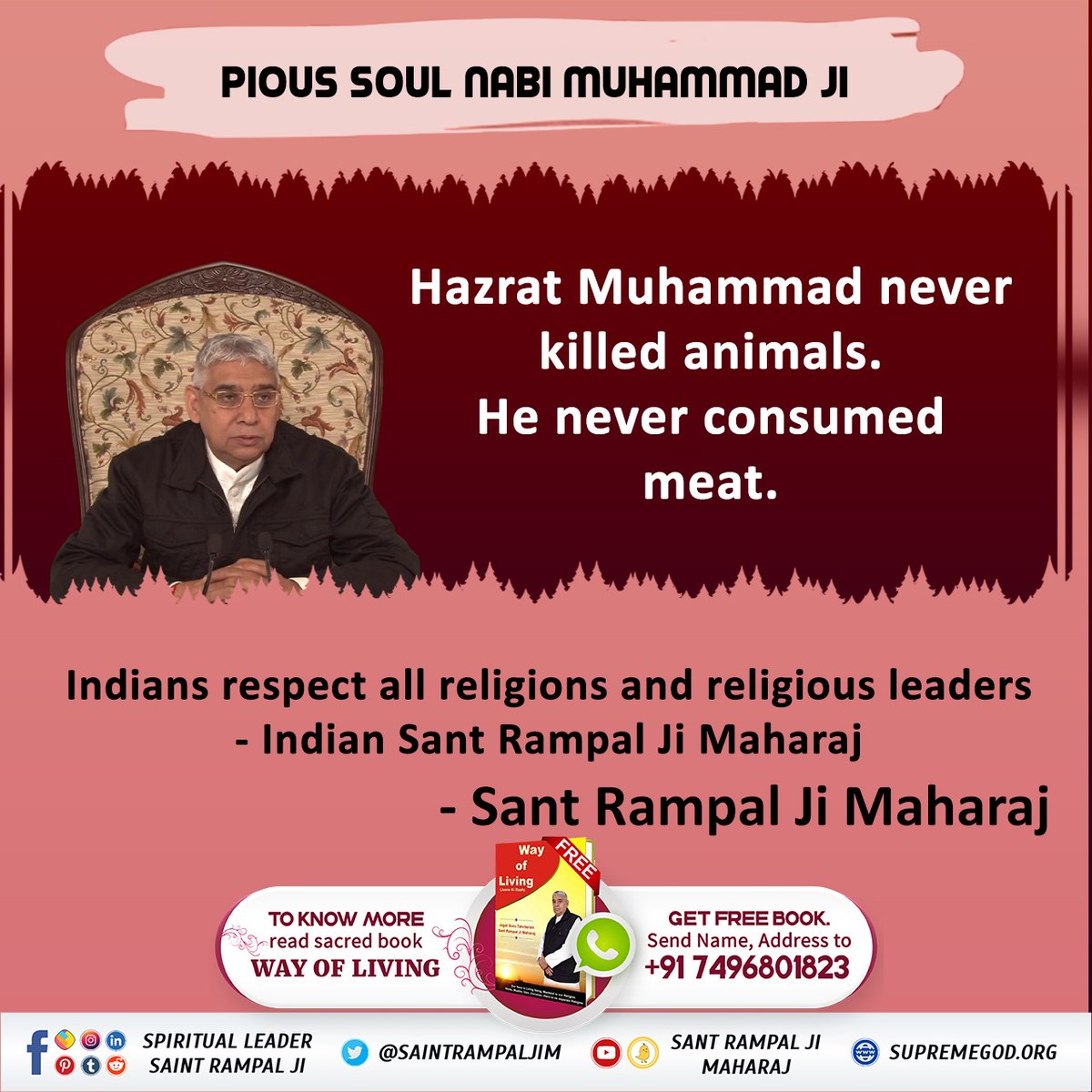 mejar_India's tweet photo. #HinduMuslim_BhaiBhai
Watch this video to know the practices of Muslim and Hindu brotherhood religion and the true spiritual knowledge given by Saint Rampal Ji Maharaj.
शांति संदेश https://t.co/wIv2aiwoSV