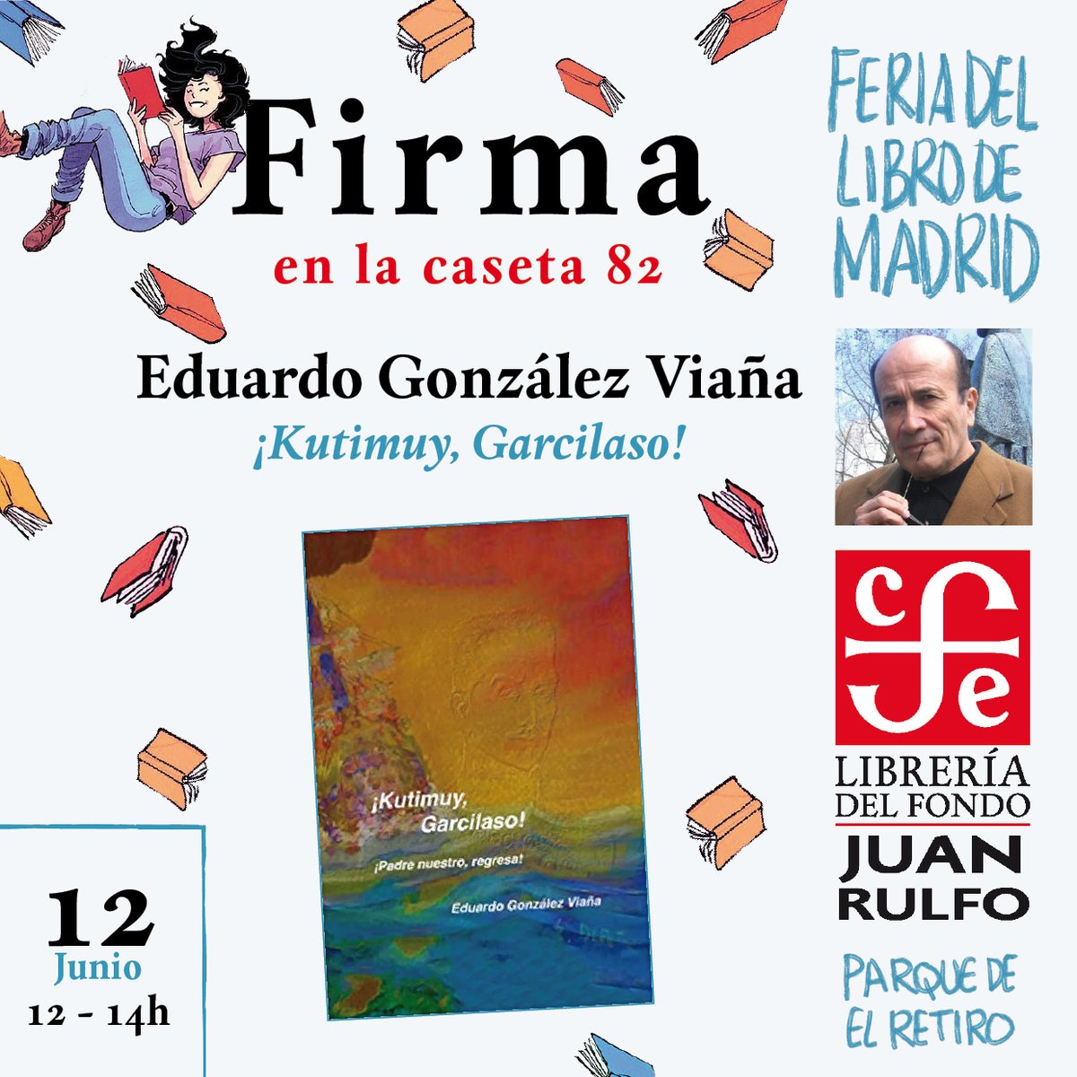 FCEEspana's tweet photo. Se termina la penúltima jornada de la @FLMadrid y tenemos una sensación agridulce.
Agria porque mañana es el último día.
Dulce porque tendremos 4 maravillosas firmas en nuestras dos casetas.
#FLMadrid22 #HojeaElMundo #LaFeriaAFondo #ViajaConNuestrosLibros https://t.co/79t1WEdWJk