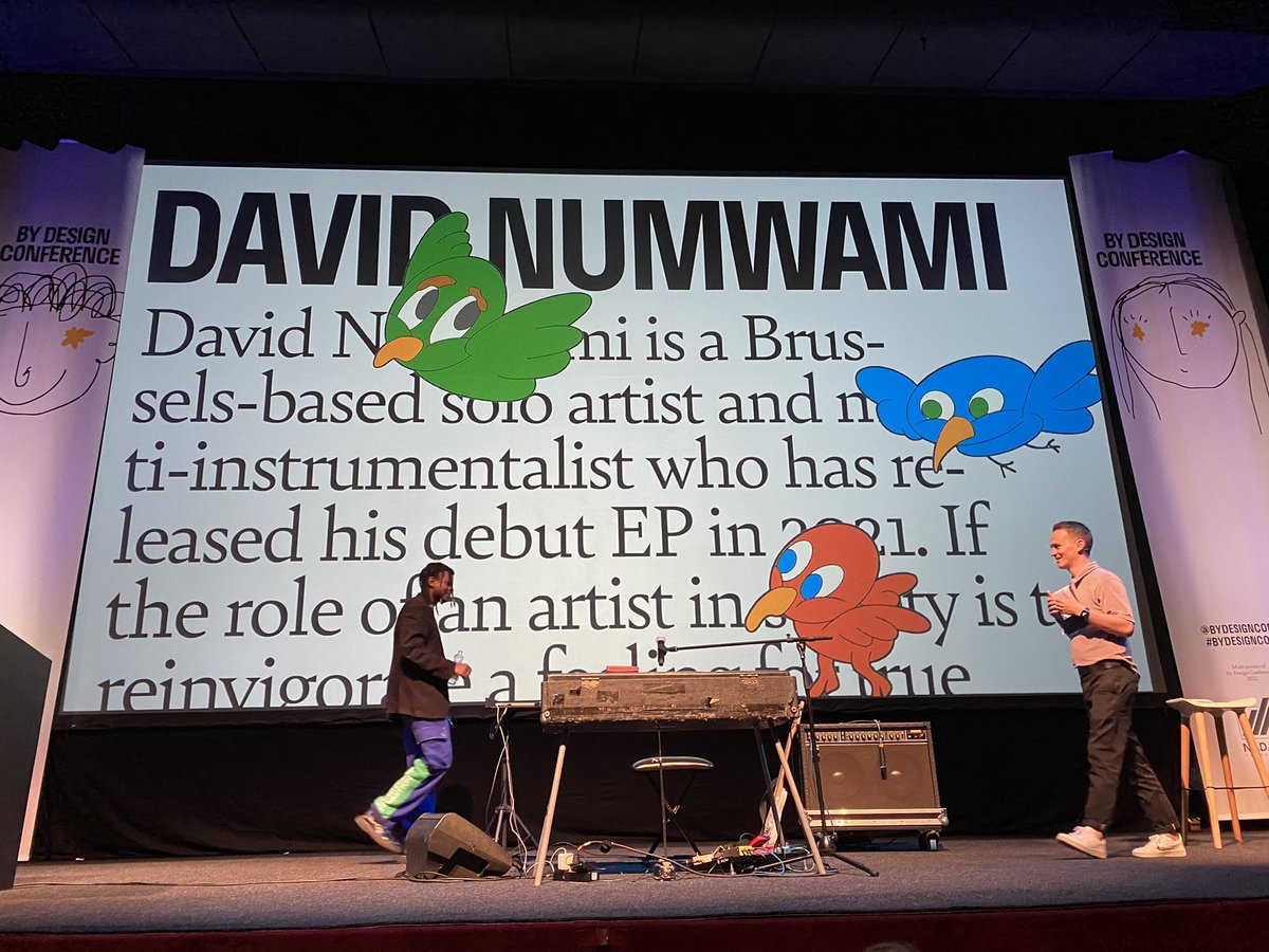 vinstar's tweet photo. David Numwami on stage at @bydesignconf #bydesignconf https://t.co/xAb7jej3rh
