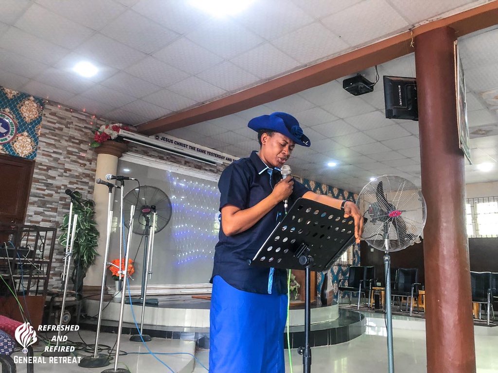 PSFOgun11's tweet photo. The disciples were able to heal the lame man only after they were equipped with power.

- Pastor (Mrs) Bunmi John

#RefreshedAndRefired
#PSFOgun11 https://t.co/PRL5FuPLSy