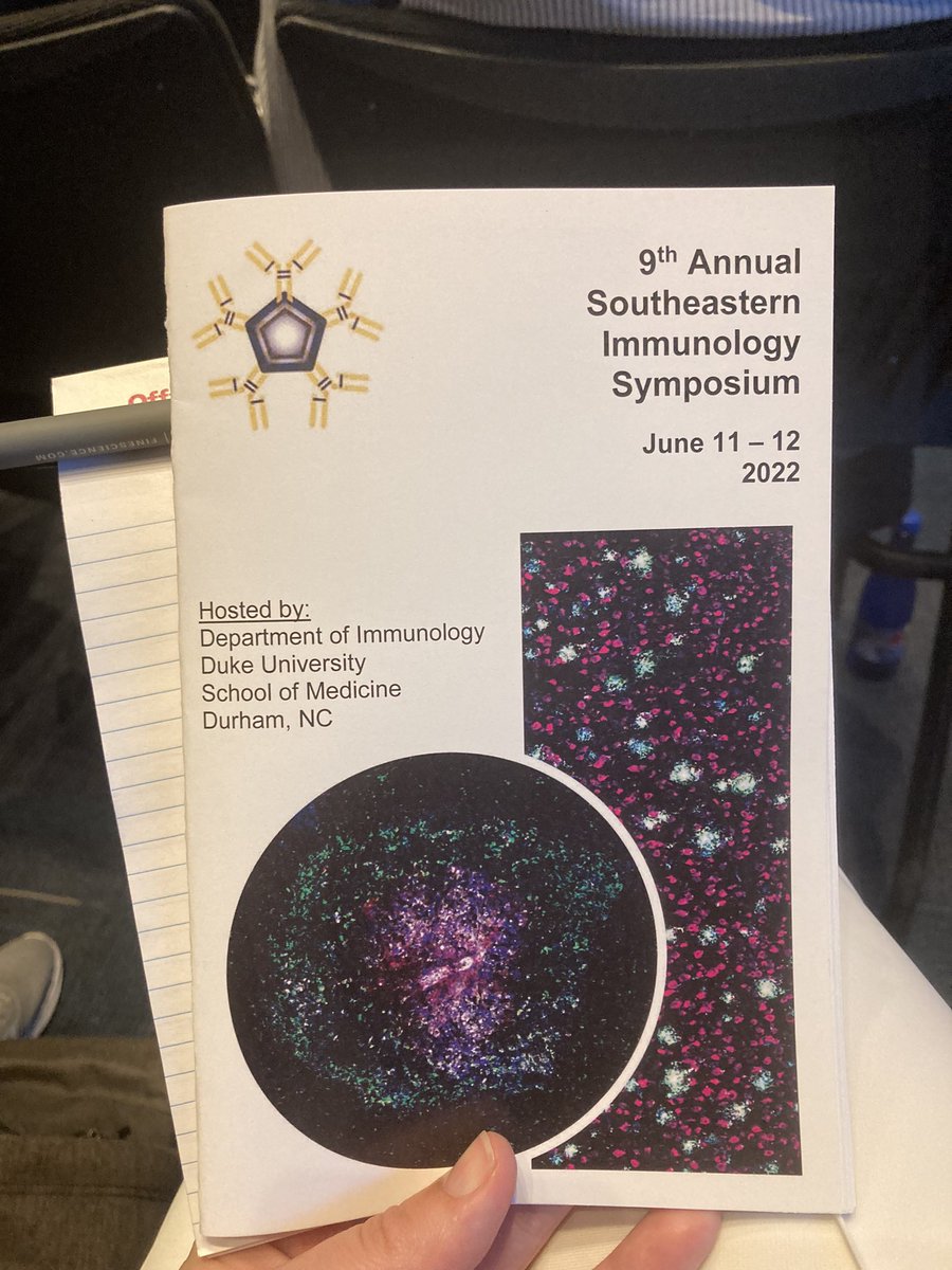 Sundrud Lab is at Southeastern Immunology Symposium #SIS2022 here at @Duke