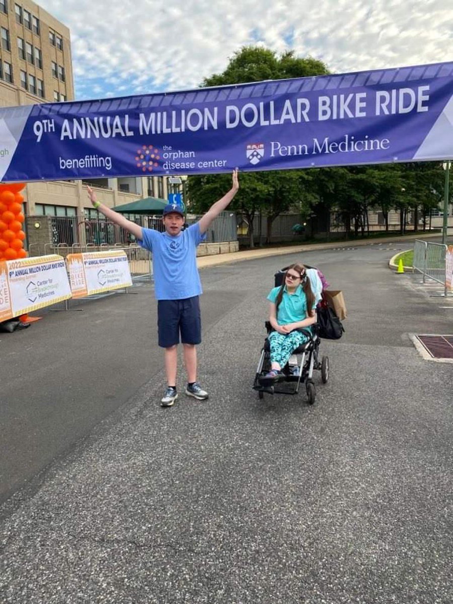 It’s a beautiful morning in Philly! Our riders are going strong at the 2022 Million Dollar Bike Ride! Thank you to everyone who is riding, donated, and fundraised helping us get to over $60,000 for Pitt Hopkins research!! #mdbr2022 #pitthopkins