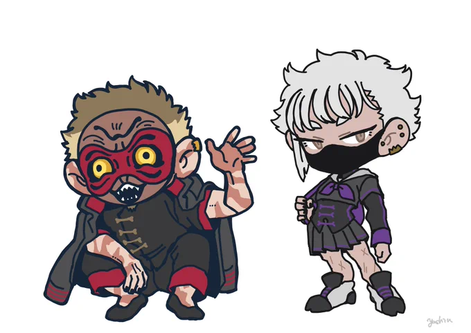 衝動が抑えられず描いたファンタジー学生キャラデザたち 