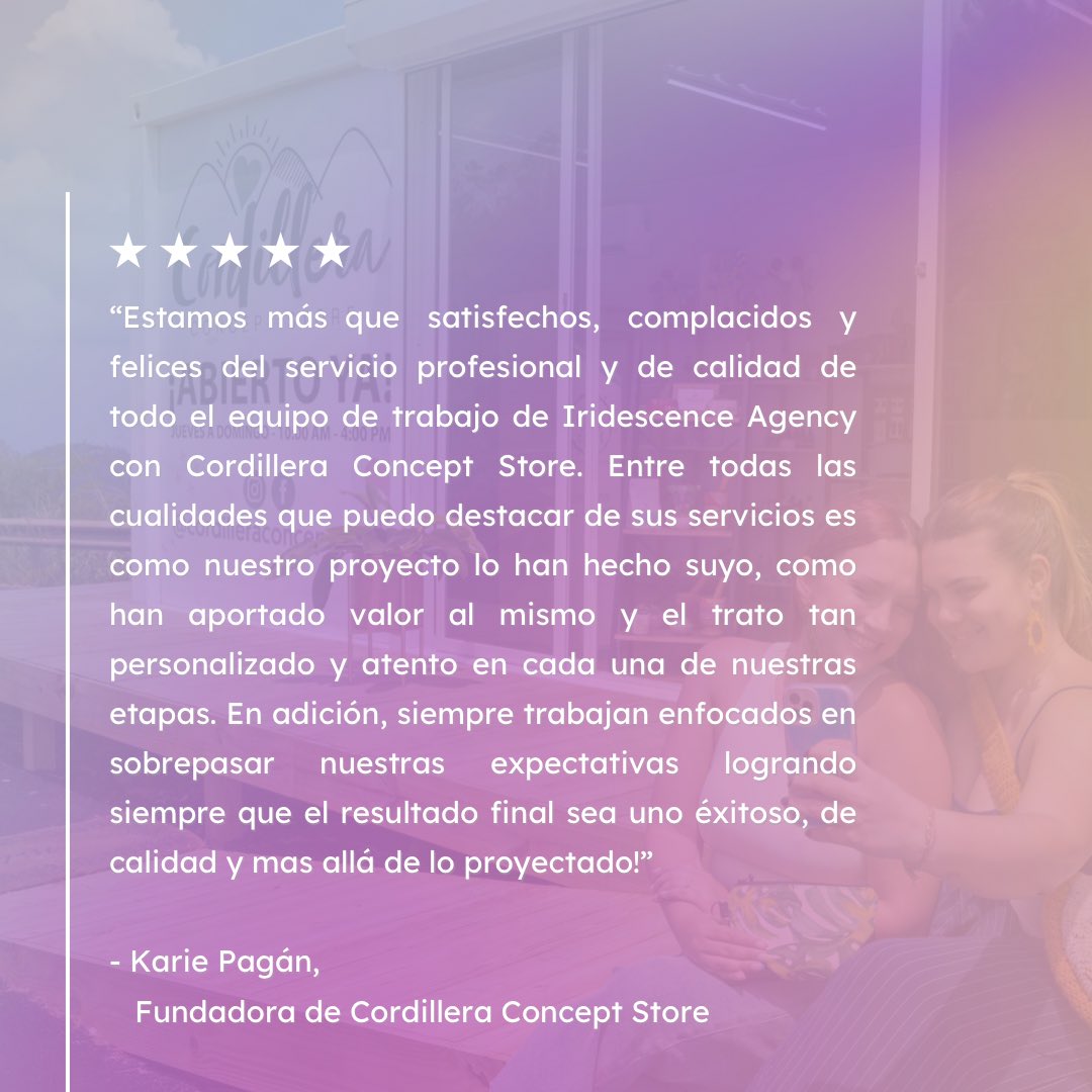 Lo que dicen nuestros clientes de #Iridesence 🙏🏼 #happycustomers