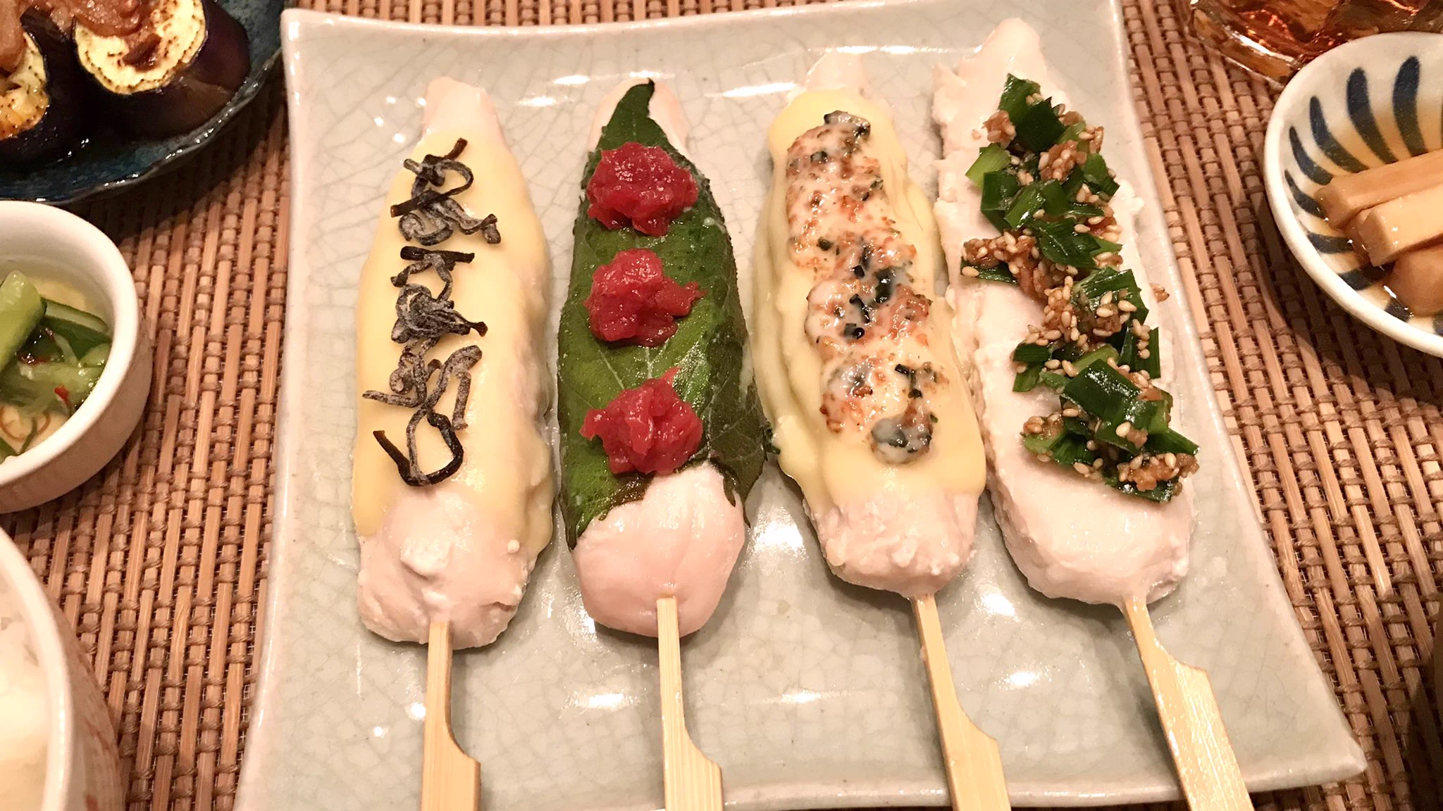 幸せな気持ちになれるほどしっとり♪簡単美味しい『４種のしっとりささみ串』