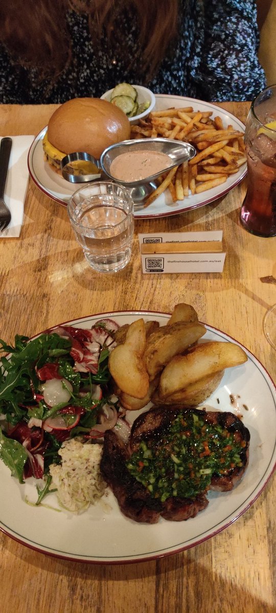 pl_davidson's tweet photo. Dinner was lovely 😋 #TheFirehouse https://t.co/01bkUaCUPS