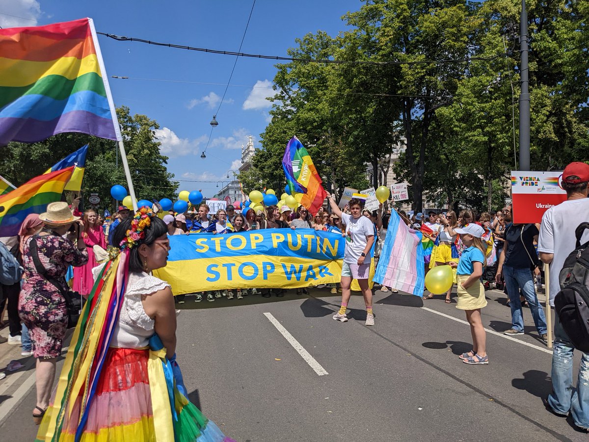 Proud to join <a href="/dipforequality/">Diplomats for Equality</a> at <a href="/ViennaPride/">Vienna Pride</a> 2022 

#DiplomatsForEquality #ViennaPride #Regenbogenparade