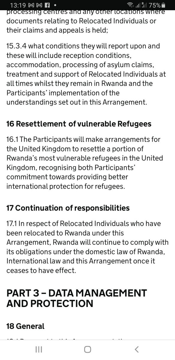 @BBCLauraKT Did you know that article 16 of that amazing agreement she signed with Rwanda obligates the UK to taking the same number of vulnerable Rwandan refugees back to the UK once ours are dropped off there? Effectively a pointless refugee exchange costing tons of tax payers money?