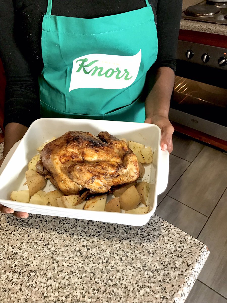 My Go-To Knorr Special Occasion Meal: Roasted Spicy chicken 🍗 and roasted potato 🥔 wedges #KnorrFlavour #BackToBetterMeals #EatGood