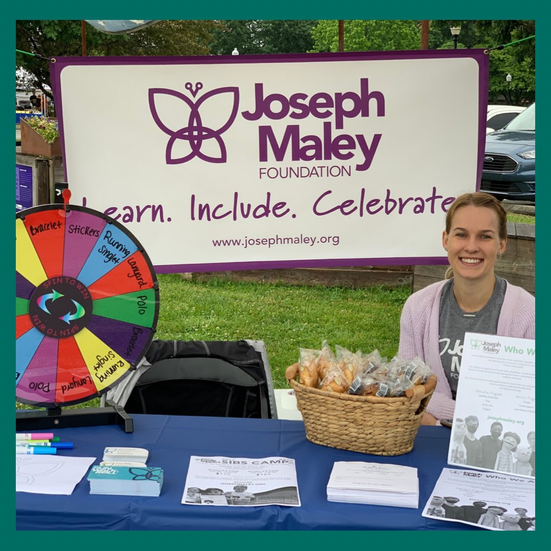 JosephMaleyJMF's tweet photo. We’re out at Garfield Park Farmers Market today to spread the word about Joseph Maley Foundation! Come out and register for our Run, Walk, Roll and you can spin the prize wheel to win some Foundation swag. 🦋 https://t.co/TqiBXcTZsO