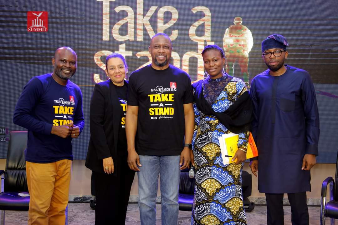 ThisGenNG's tweet photo. As a Christian, you should make impactful change and hold onto your values @AbiodunEssiet
#ThisGeneration
#TakeAStand
#ThisGenerationConference2022 https://t.co/SfAh0yrK9f