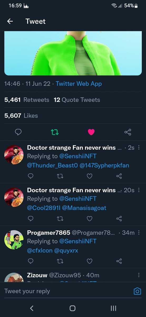 Doctor strange Fan never wins tweet media