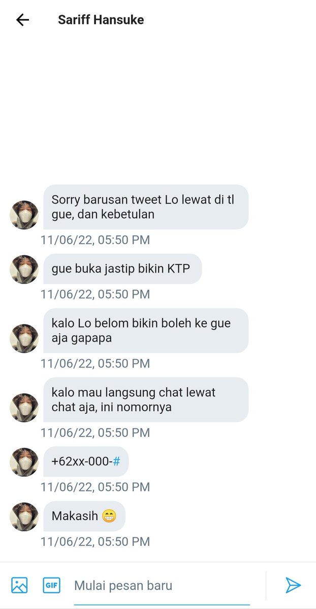 "BUKA JASTIP BIKIN KTP"

:Hendery few tweet au
