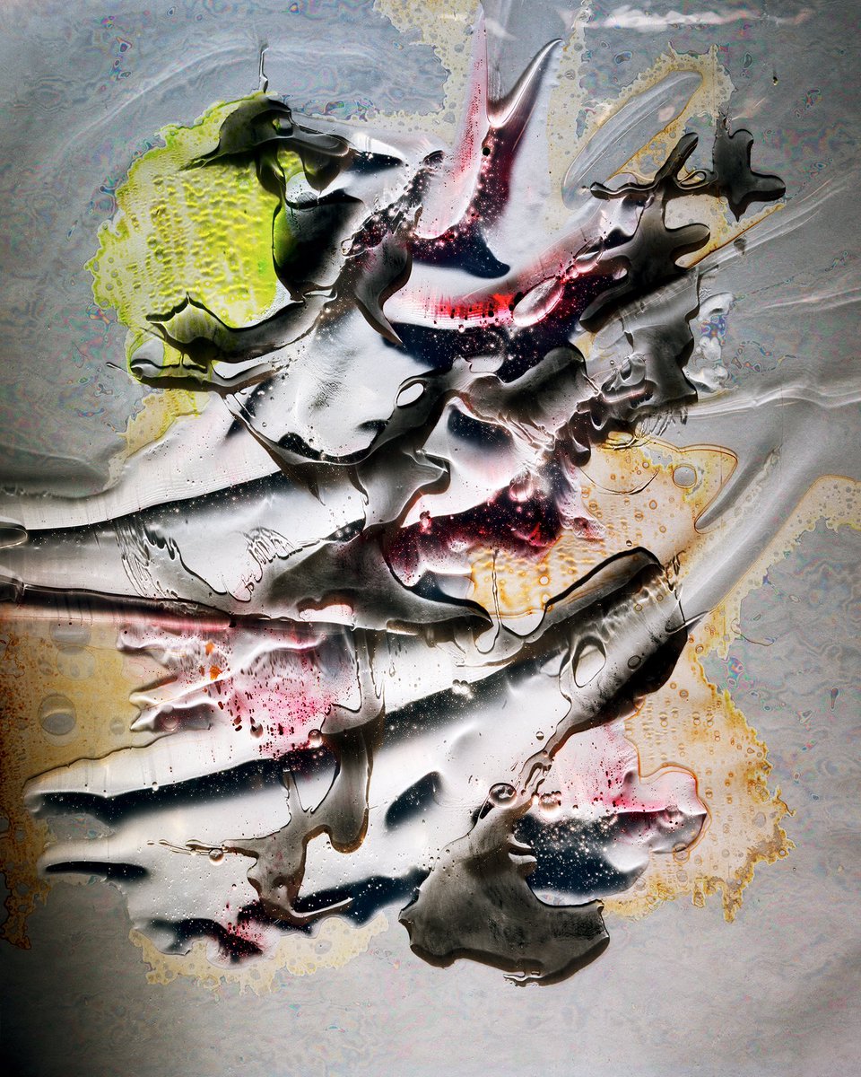 My retreat from the complexity of life is immersion in my work. Inflation, social conflict, blah blah... Of course I care, but deep dives into creative processes keep me alive. This piece from a series I refer to as Optigrams are analog expressions of merging mixed media +light.