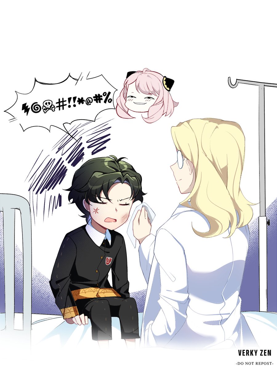 Verkyzen's tweet image. character development 👍

「#SPY_FAMILY #SPYxFamily #damianya  #スパイファミリー  #ダミアニャ  」