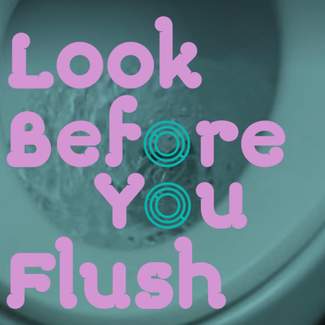 Our poo can tell us so much about what’s going on in our insides so we urge you to look before you flush 👀 Click here for more info: bit.ly/3xjSjKN People read tea leaves right? So let’s read the loo bowl 😉 #nevertooyoung #bowelcancer