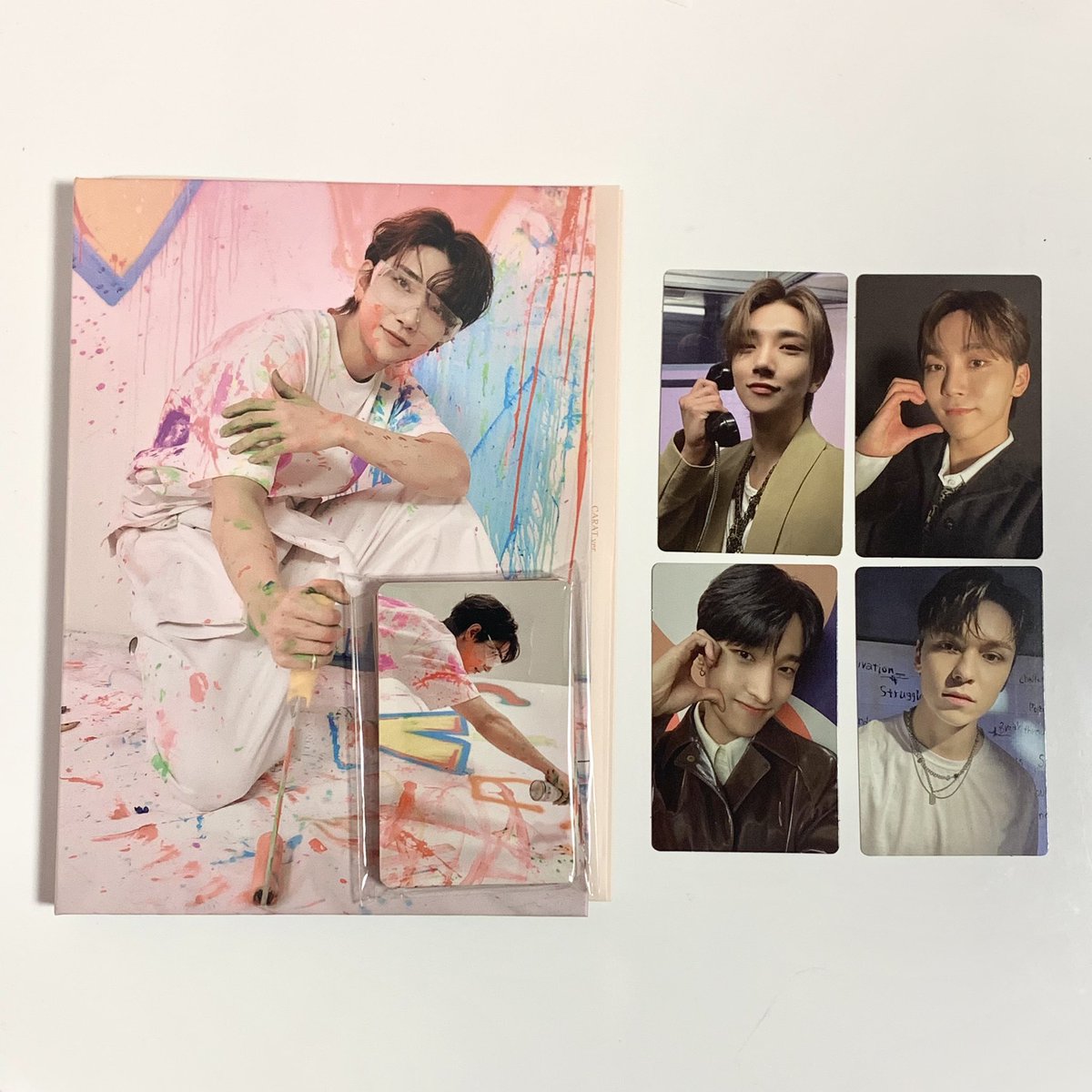 mina_17_'s tweet photo. SEVENTEEN Carat盤 ep2 shadow 交換

【譲】ジョシュア、ジュン、ホシ、ミンハオ、ドギョム、スングァン、バーノン、ディノ

【求】エスクプス

※ 纏めての方優先
気軽にお声掛け下さい！！🙇🤍 https://t.co/pxPIdWjjmn
