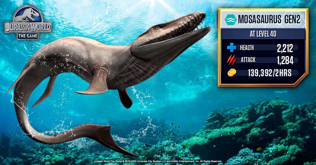 Jurassic World The Game on X The Mosasaurus Gen 2 Rules Tournament has started. Finish in the Dominator League 60 to unlock it for your park. Claim Play https t eV1kS7urUF https t P1T1HbnFIs
