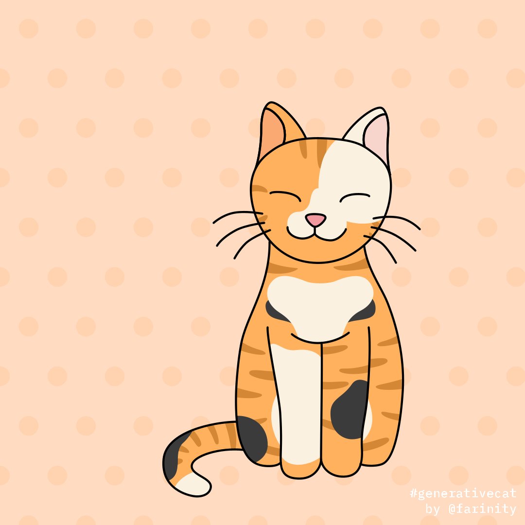 GenerativeCats's tweet photo. »›Meow‹ means ›woof‹ in cat.« – George Carlin
#generativecat https://t.co/CeyhkxRXtM