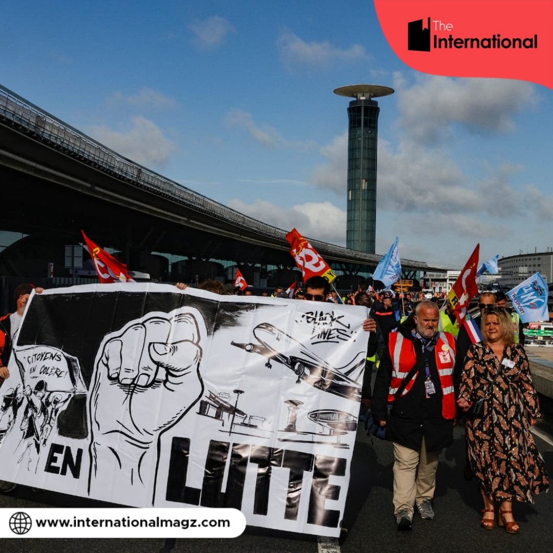 The International Magazine on Twitter "Workers at the Paris Charles de
