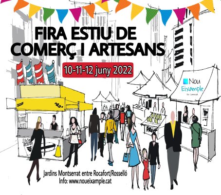 SergiTorresM's tweet photo. 🛍️ Avui he visitat amb el @luisordonezroel la Fira d'Estiu de Comerç i Artesans situada als Jardins Montserrat i organitzada per @NouEixample.

🗣️ He tingut l'oportunitat de xerrar amb els companys de l'@AVVEsqEixample i de parlar a la nova ràdio Eixample Barcelona

#EstimemBCN🧡 https://t.co/51sMIMlj5X
