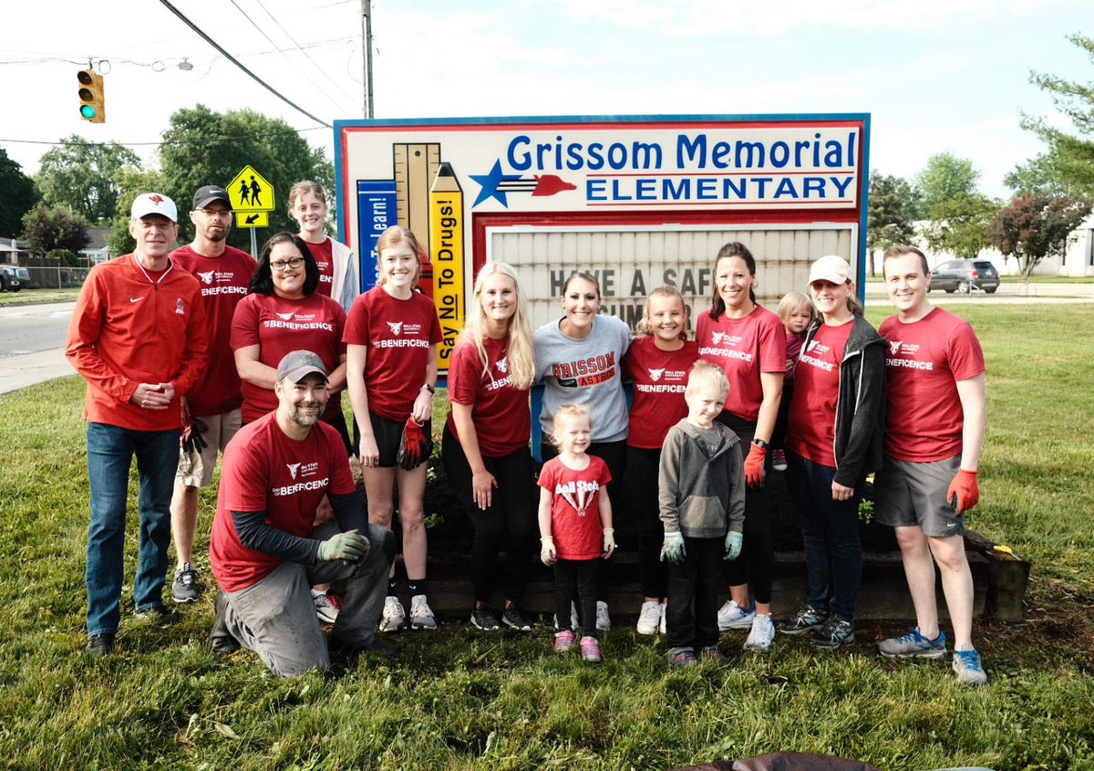 Thank you to everyone participating in today’s Day of Beneficence. On this day, <a href="/BallStateAlumni/">Ball State Alumni</a> across the country host service projects in their communities. I stopped by Grissom Elementary this morning to see how their work made a difference at <a href="/MuncieSchools/">Muncie Community Schools</a>.