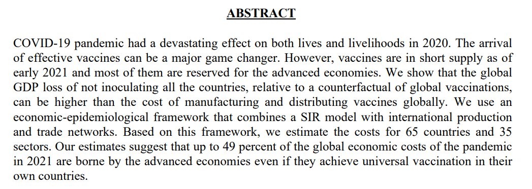 cdf_InnovLab's tweet image. 💉 June 14th, 11am: @skalemliozcan will present "The Economic Case for Global Vaccinations: An Epidemiological Model with International Production Networks"!  
Be sure to attend ! #FarhiConf #EconTwitter