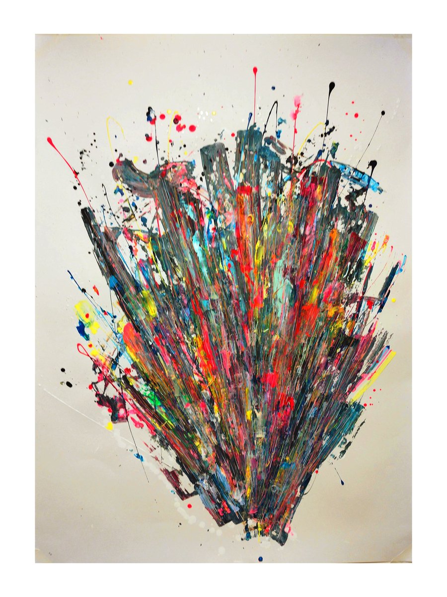 obktc's tweet photo. 2022.06.11
"bouquet spouted"
acrylic + POSCA pen + pigment liner on paper
109×79cm
#obktc #drawing
https://t.co/k4q0X9LgJg https://t.co/InrC0BQIOs