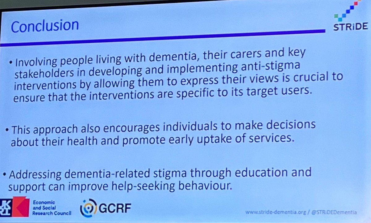 <a href="/DrMusyimi/">Christine Musyimi</a> presents the <a href="/STRiDEKenya/">STRiDE_Kenya</a> intervention to fight stigma about dementia in Kenya, which has been successfully implemented and is being evaluated <a href="/muekekasimu/">Elizabeth K. Mutunga</a> <a href="/AlzKenya/">Alzheimer's and Dementia Organization Kenya</a> @amhf_kenya <a href="/STRiDEDementia/">STRiDE Dementia Project</a> <a href="/AlzDisInt/">ADI</a> <a href="/saraevanslacko/">Sara Evans-Lacko</a> <a href="/DrNFarina/">Nicolas Farina</a> #ADI2022