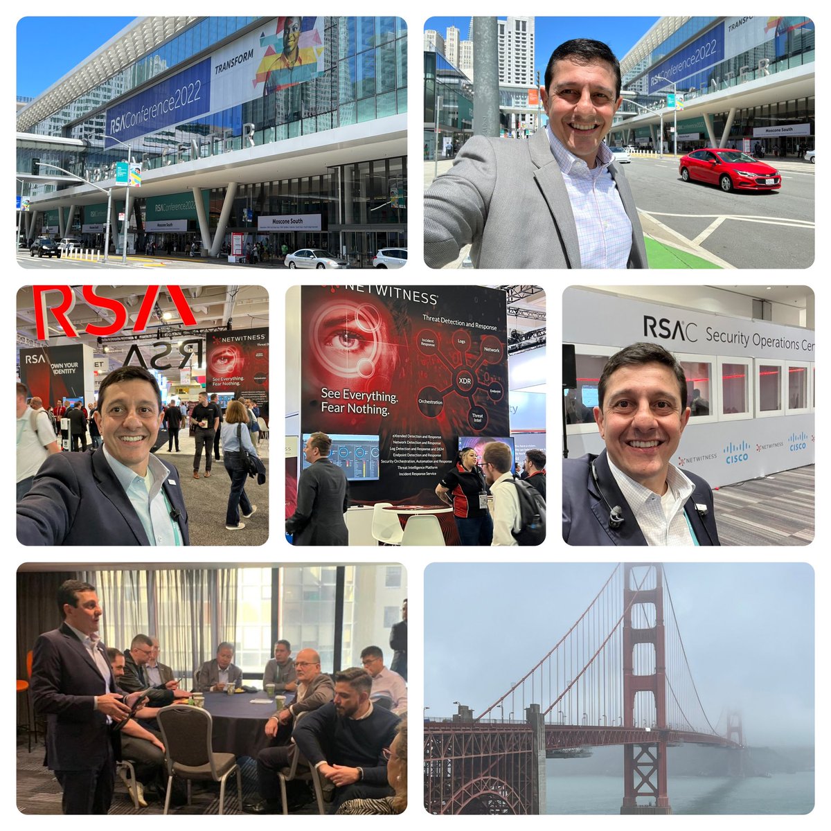 MarcosNehme's tweet image. What an amazing week!
#RSAC2022 Just finished, lot of learnings, shared experiences, and trends analysis in Cybersecurity.
It was an honor and privilege meet in person our customers, partners, friends after 2 long years in SanFran
@Netwitness  #NetWitness #NetWitnessProud