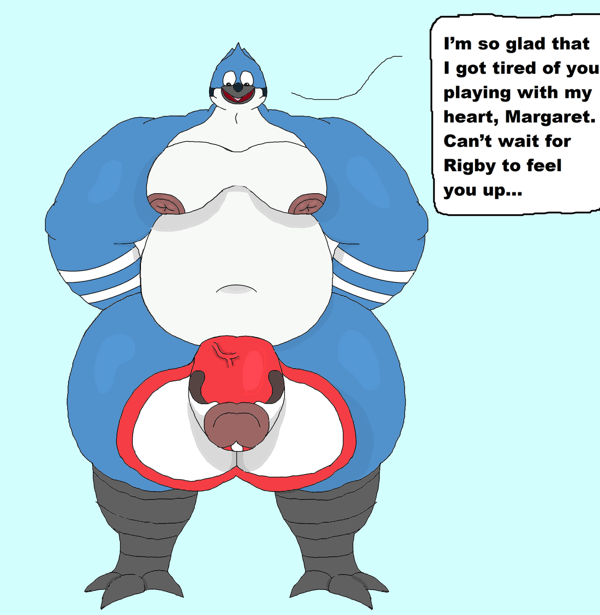 Fusion_duck's tweet photo. adding the soon to be ex gf into cock. #nsfw #ctf #RegularShow #modecai https://t.co/NLbTzKJOUT