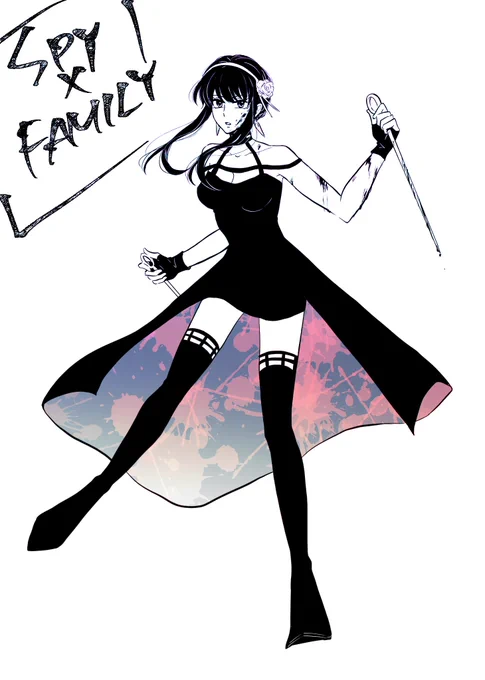 ヨルさん落書き 