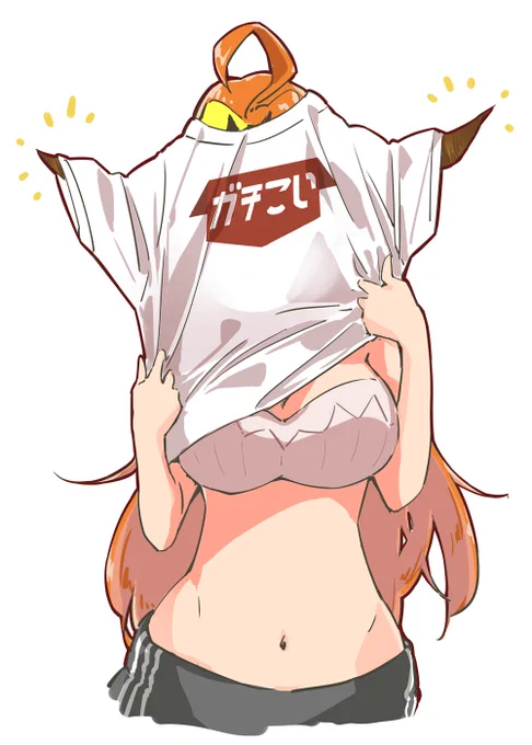 「Tシャツを着れない人たち」っていうこのイラストを、
会長にタコパコラボ中に話題にしてもらったのが嬉しくて、
たくさんのファンアートを描くようになりました✨
#思い出深いぞ桐生ココ 