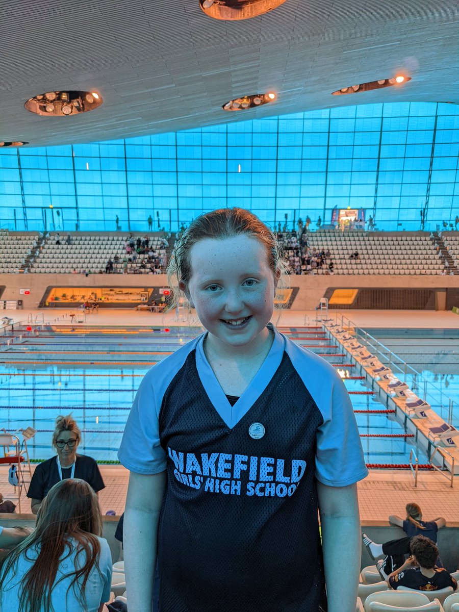 wghs_pe's tweet photo. Good luck to Year 5 student Beth who is competing in the IAPS swimming  finals at the London Aquatics Centre. https://t.co/cbiKnwwlDe