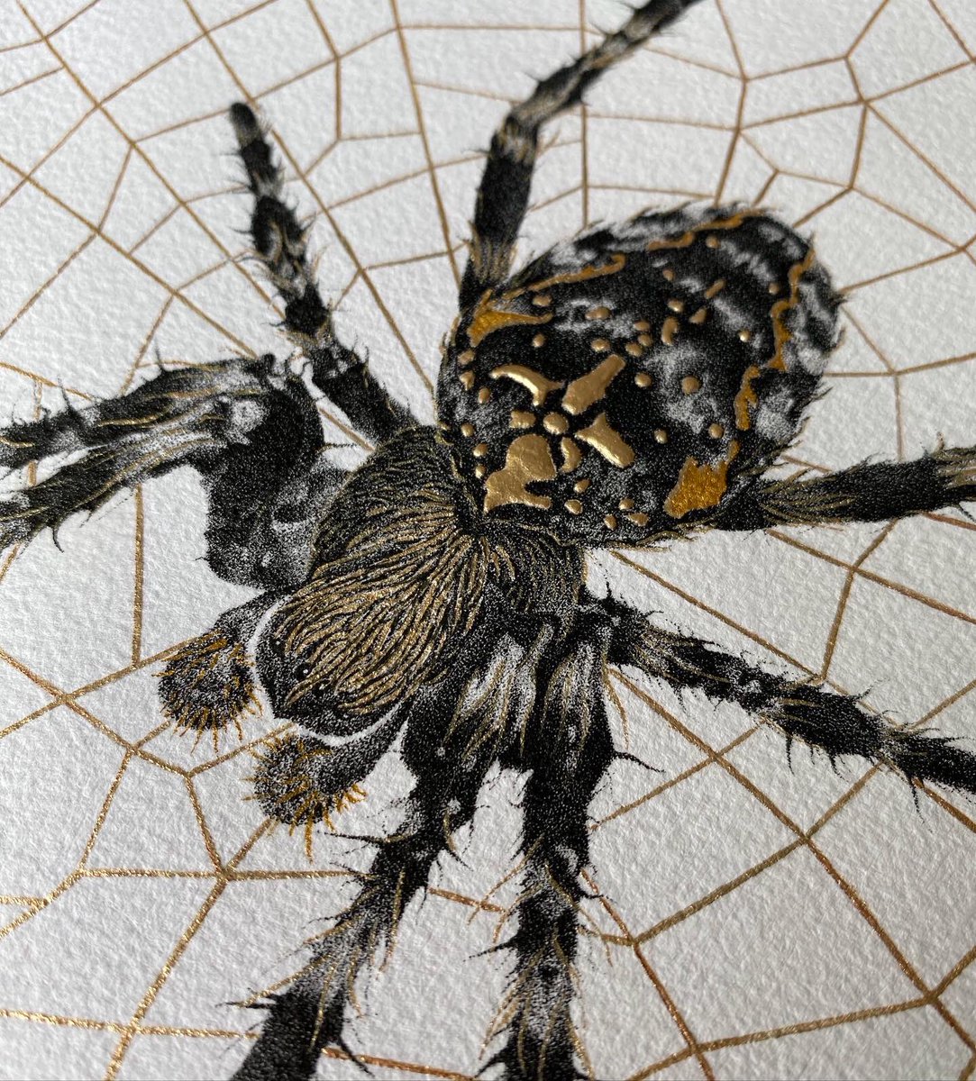Details… thousands of micro dots and many hours of work… 😱it’s worthy of a lot of likes ❤️

#Discord #ROSExTIFFANYinLondon #art #ArtistOnTwitter #artist #design #spider #NFTCommunity #NFTs #nftart #gallery #Graphic #graphicart