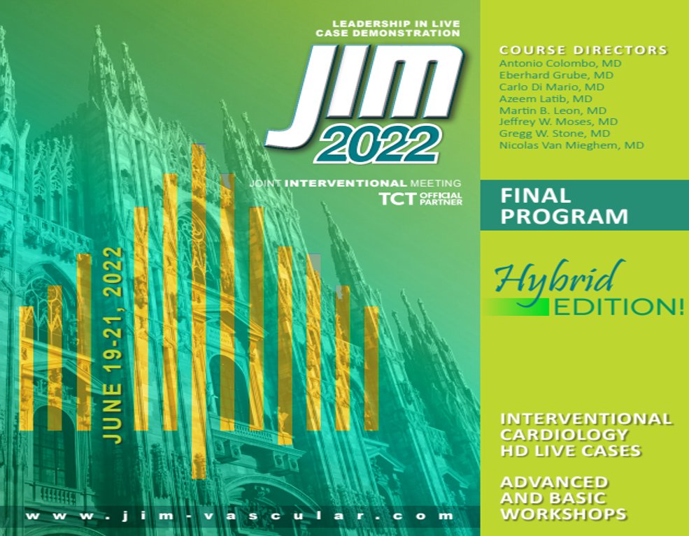 ICigalini's tweet photo. A new edition of #JIM22 is coming in hybrid format! Honored to be part as ambassador 🎉
Register ➡ https://t.co/dOqKrQQ009
Follow the #SoMe & Ambassadors team for news and exclusive insights!
@Sticchi_Alex @ANazmiCalik @KardiologieHH @mirvatalasnag
#Cardiotwitter #CardioEd https://t.co/oWwI3df4Ok
