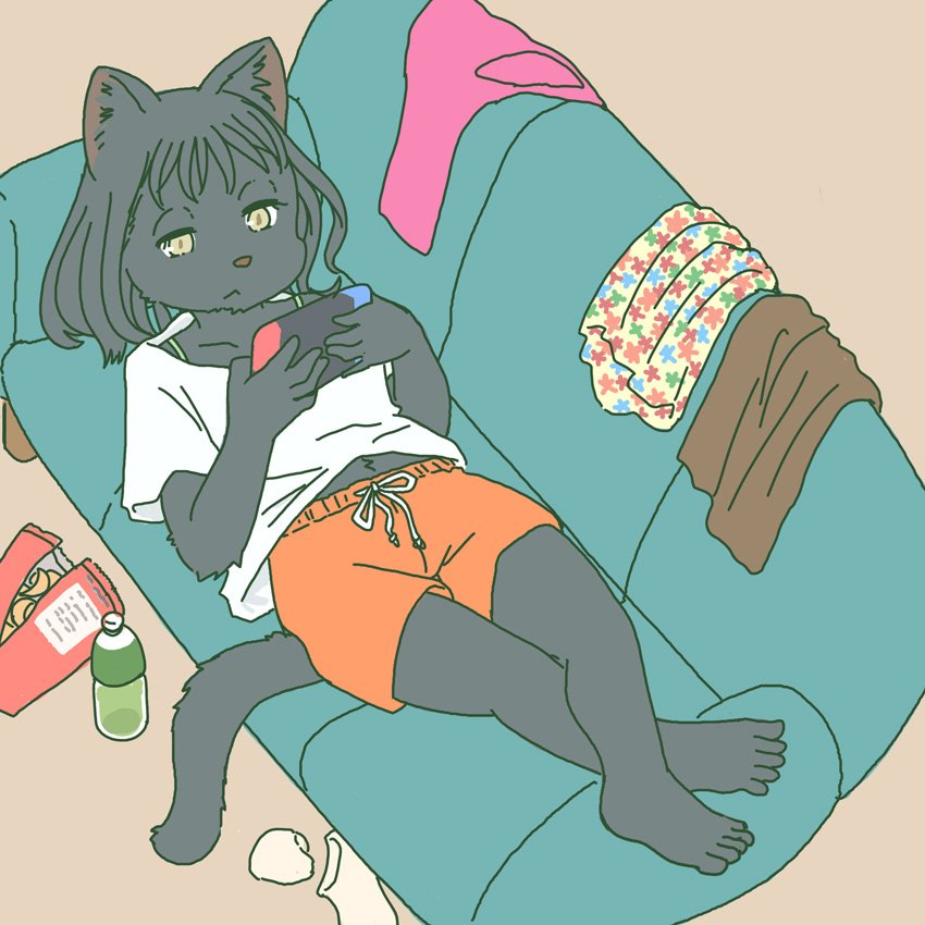 「1日中ゴロゴロする 」|エカキ510（生物模倣組合）のイラスト
