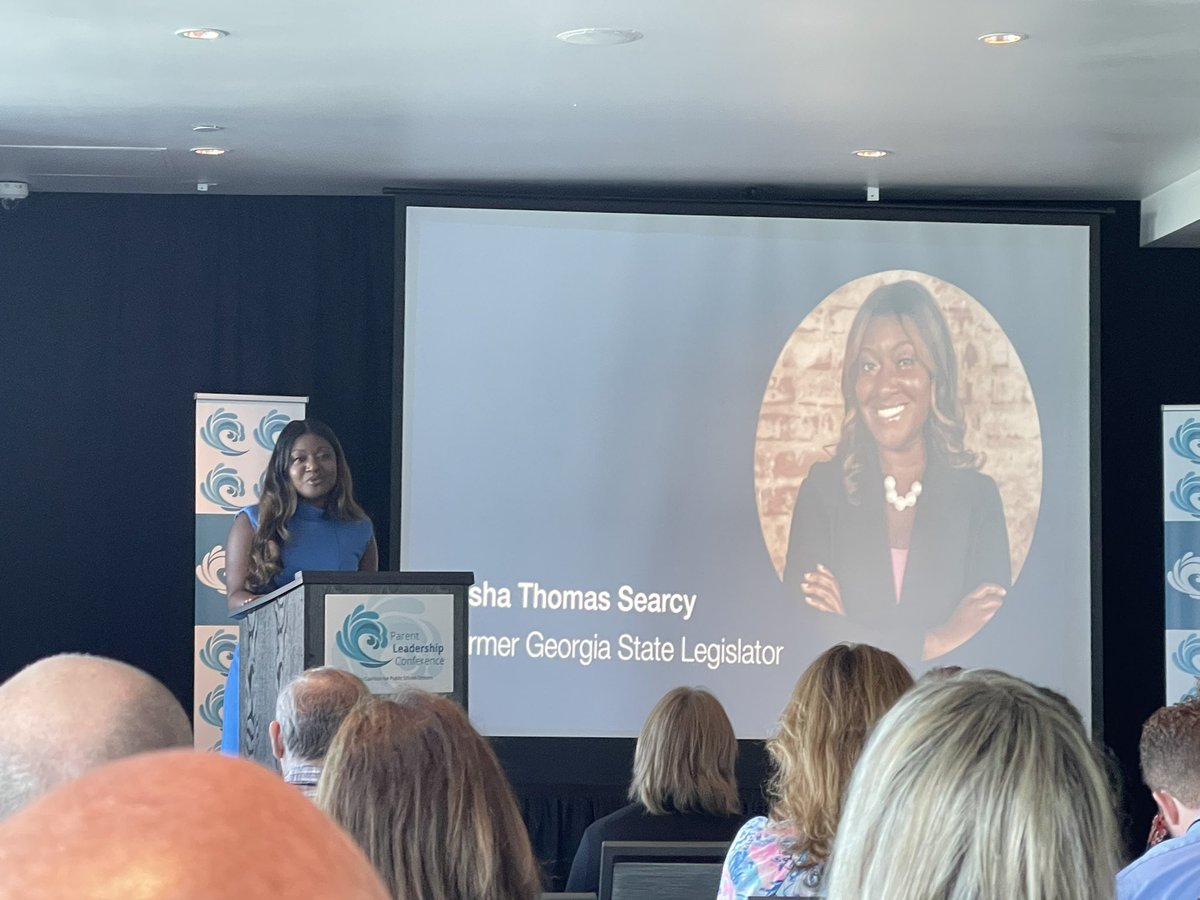 BAD81608's tweet image. “I don’t know any work that is more important than what we’re doing. It’s not about the D (Democrat) or the R (Republican). It’s about the K (kids).” -@AlishaTSearcy 

#ProductOfSchoolChoice

@pubschoolops 
@PSOMichigan 
#PLC2022