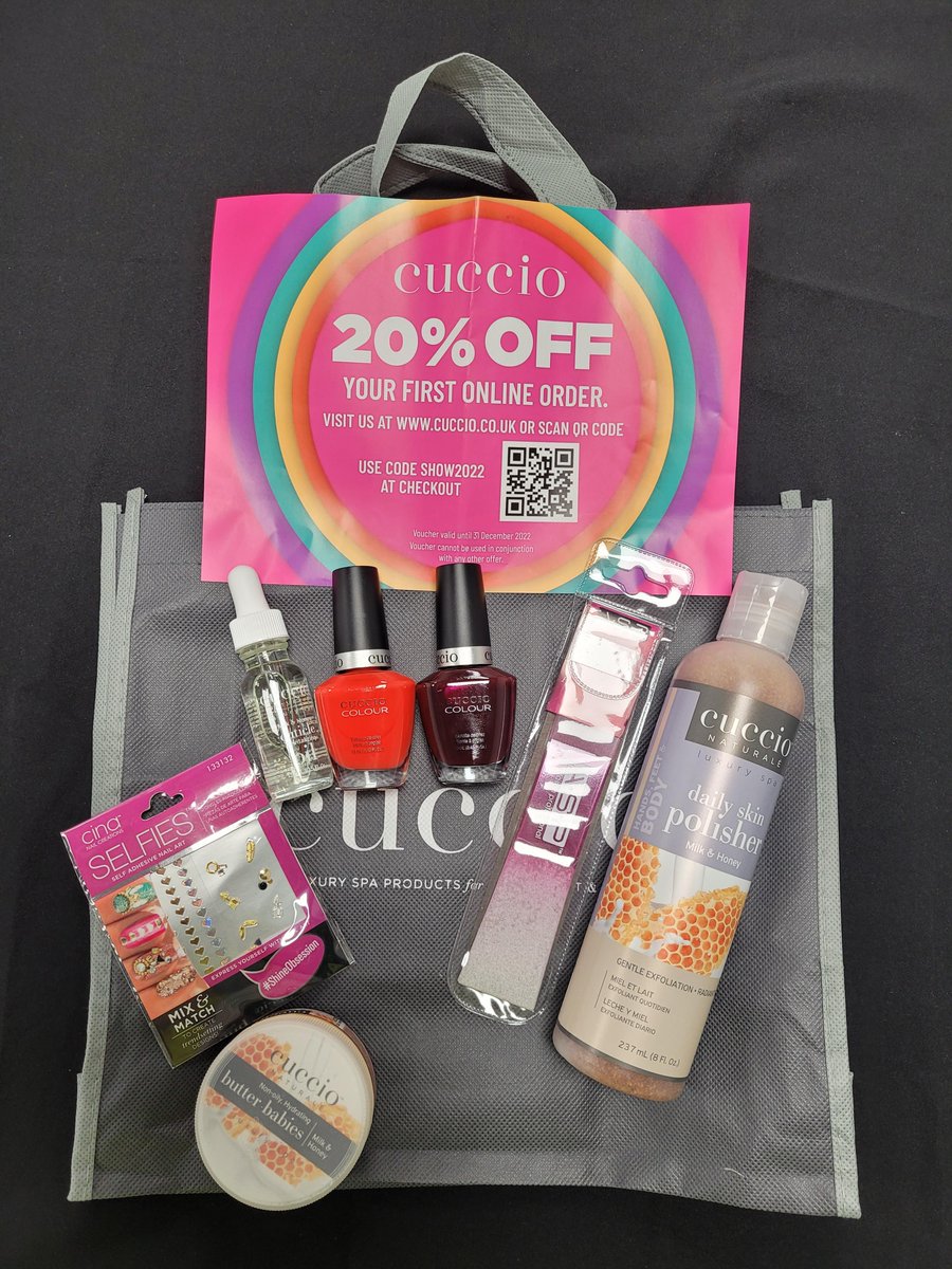 Scottish Beauty Show (@scotbeautyshow) on Twitter photo Your luxury Cuccio goody bag will be available throughout the two-day day event 🛍 The collection point is located next to the Warpaint Extra Makeup Stage and catering.
You still have time to book tickets! shop.beautyukshow.com/scottish-home/
<a href="/cucciocolour/">Cuccio Colour</a>
<a href="/CuccioEurope/">Cuccio Europe</a> Your luxury Cuccio goody bag will be available throughout the two-day day event 🛍 The collection point is located next to the Warpaint Extra Makeup Stage and catering.
You still have time to book tickets! shop.beautyukshow.com/scottish-home/
<a href="/cucciocolour/">Cuccio Colour</a>
<a href="/CuccioEurope/">Cuccio Europe</a>