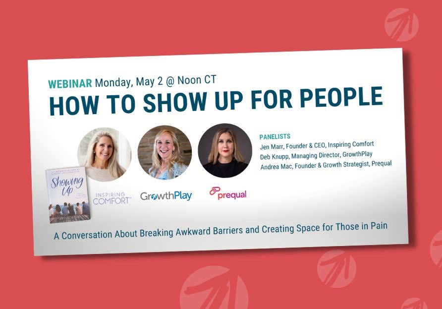 [Webinar Recording] Social connectedness is key to rebuilding firms and strengthening our emotional wellbeing. We discuss tools, strategies, and enduring foundations that allow leaders, employees, and clients to form caring connections.

growthplay.com/how-to-show-up…