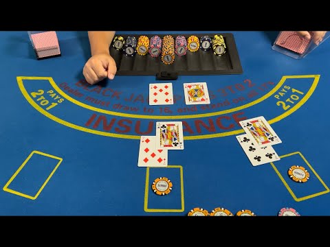 Blackjack | $200,000 Buy In | INCREDIBLE High Stakes Blackjack Session! Lucky Hands &amp; Large Bets!