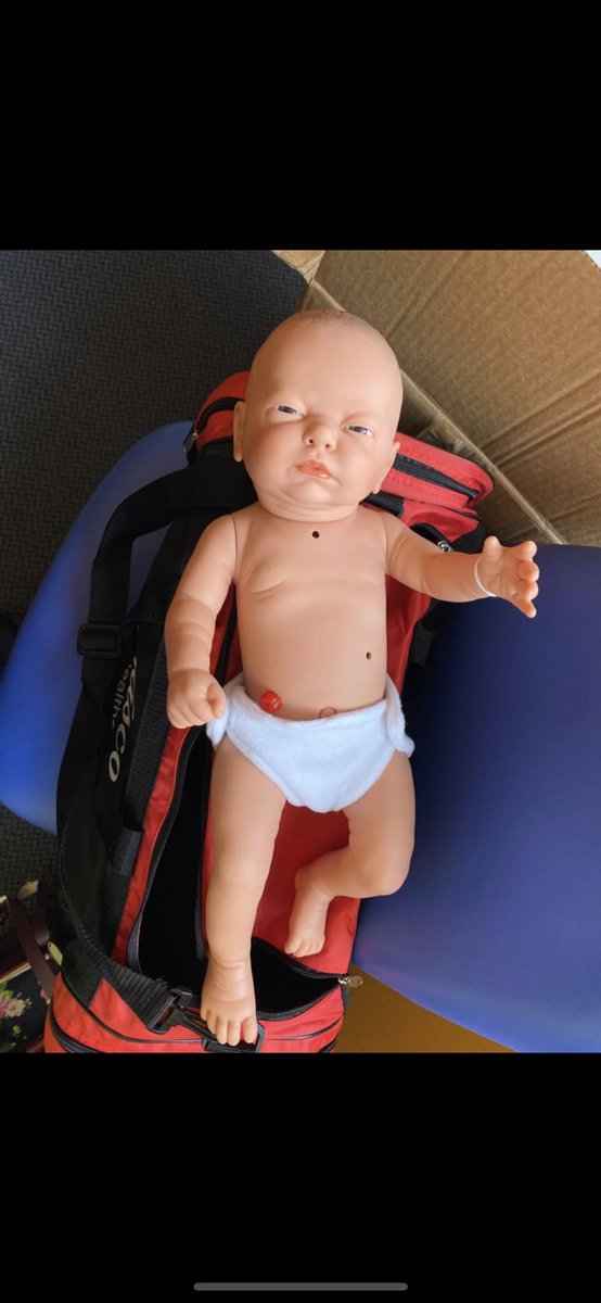 <a href="/WardD35_NCH_NUH/">Ward D35, Nottingham Children’s Hospital NUH</a> have recently purchased this training baby. It will allow staff and parents to practice trachy, stoma, NG and Gastro cares 🙌