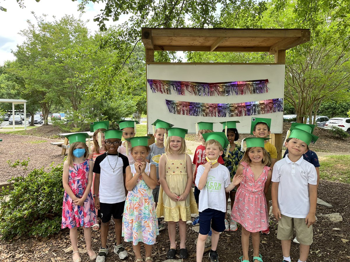 kinbaucom's tweet photo. These kinders are ready for first grade. They made me smile and laugh everyday.  I can’t wait to see what the future brings them.  Keep shinning bright!! https://t.co/NceAhXqmWB