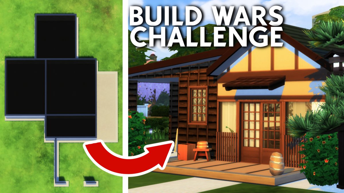 Simproved's tweet photo. I hate this guy! 
@Auvbri sabotages my lovely #TheSims4 build! 
It's on again - BUILD WARS is back!

Watch it here: https://t.co/GyqAdziCON
#ShowUsYourBuilds #SimsChallenge #BuildWars https://t.co/x7lerhBakZ