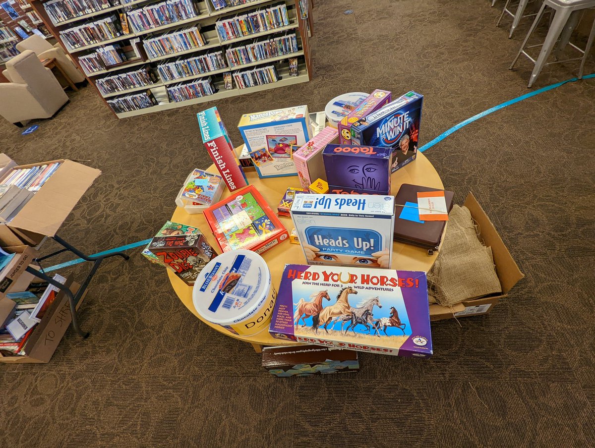 HesstonPL's tweet photo. Sale! Sale! Sale! We have games, movies, audiobooks and books! All by donation until 1pm! And it's air-conditioned! Out of cash? we take credit card!!
#libraries #booksale #garagesale #CommunityEngagement https://t.co/p0TkEcWQcP