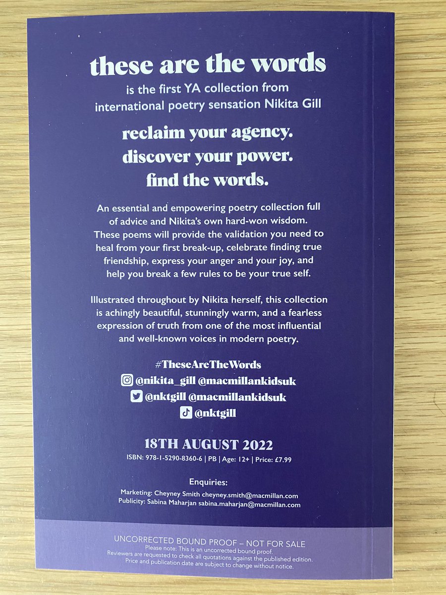 Kevin Cobane FCCT NSIQ π (@kevc46) on Twitter photo Am truly grateful to <a href="/CheyneySmith1/">Cheyney Smith</a> <a href="/sabs_m/">Sabina Maharjan</a> and <a href="/panmacmillan/">Pan Macmillan</a> for sending me a copy of this stunning new collection of YA Poetry from @nktgill Absolutely cannot wait to read #TheseAreTheWords ππ»ππ Am truly grateful to <a href="/CheyneySmith1/">Cheyney Smith</a> <a href="/sabs_m/">Sabina Maharjan</a> and <a href="/panmacmillan/">Pan Macmillan</a> for sending me a copy of this stunning new collection of YA Poetry from @nktgill Absolutely cannot wait to read #TheseAreTheWords ππ»ππ