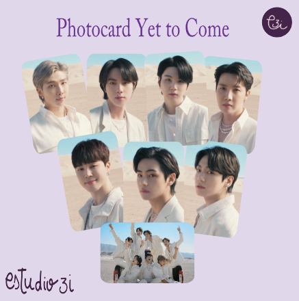 estudio_3i's tweet photo. Yet to Come chegou aqui no Estudio 3i.

Photocard BTS Yet to Come disponível:

* Tamanho 8,5cm x 5,5cm;
* Material: Composto por papel couchê e papel fotográfico de alta gramatura;
* Acabamento: Bordas arredondadas e laminação com BOPP fosco.
* Verso impresso com a Logo do Proof https://t.co/3YXpwForcK