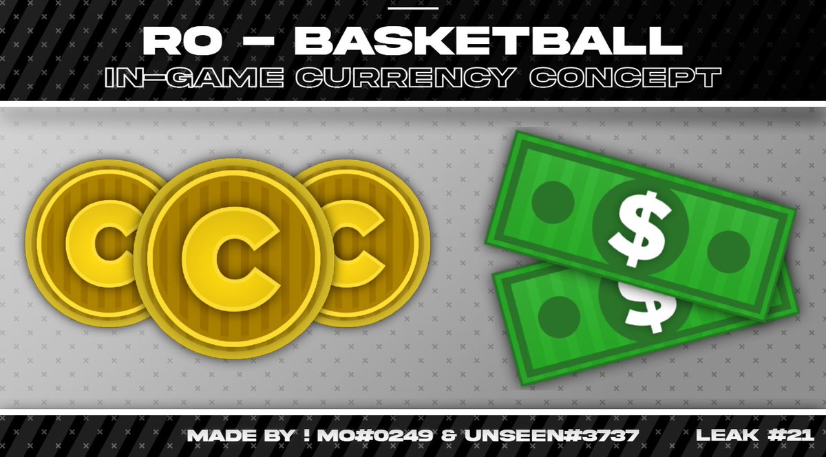 RBLXRoBall's tweet photo. Leak #21 // New In-Game Currencies Concept

All New Sleek Concept Icons For Currencies That Will Be Used For Multiple Things More Information Releasing Upon Our Game's Release.

(Playing Any Type Of Game Mode Like On Your Custom My-Player Will Give You Both Coins And Cash) https://t.co/qhRFG1NruW